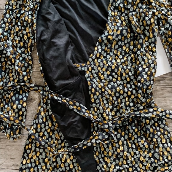 Sparkly mini wrap dress- NYE, holidays - Picture 7 of 13